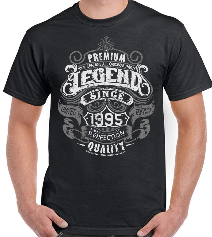 31st Birthday T-Shirt 1995 Mens Funny 31 Year old Top Premium Legend Since