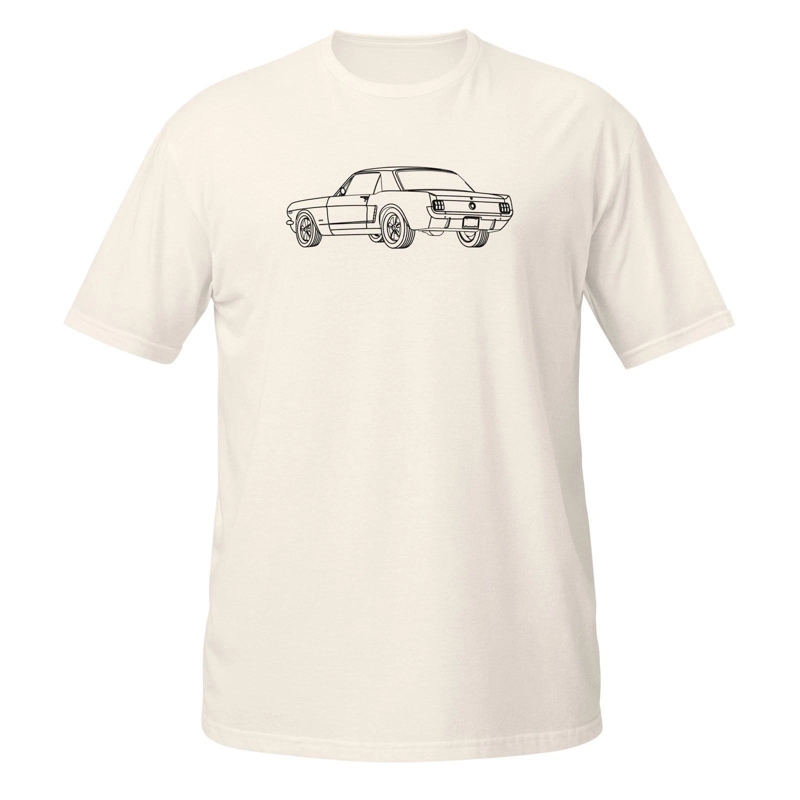 Comfy T-Shirt For Ford Mustang Coupe 1965 Car Lovers Birthday Gift Stylish Tee