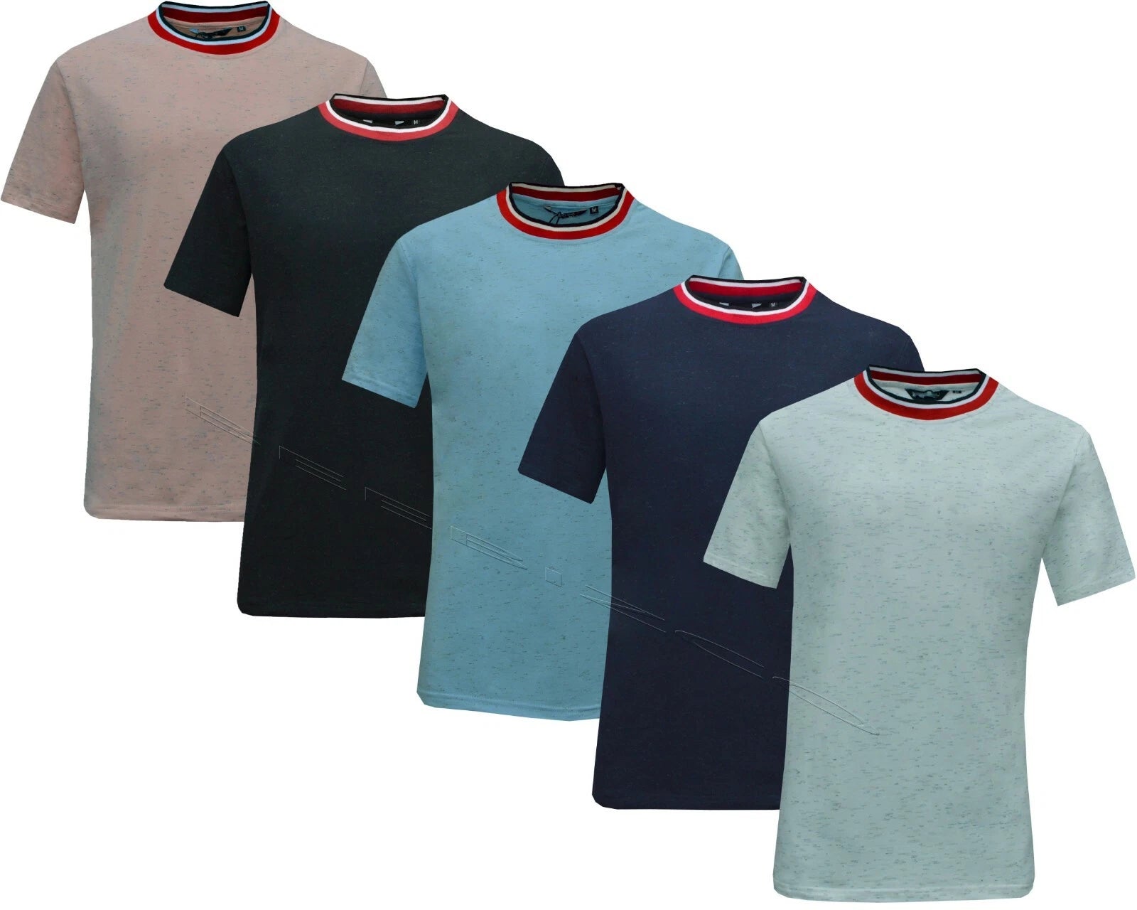 Mens Short Sleeve Stylish Crew Neck T-Shirt Summer Casual Fashion Tops S - XXL