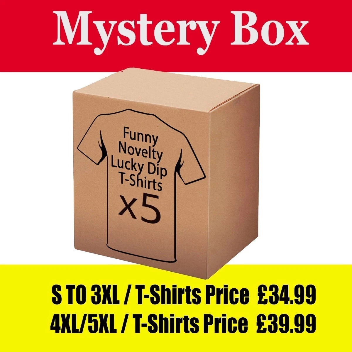 MEN'S MYSTREY T-SHIRT BUNDLE | FUNNY | OFFER | MULTI COLORS DESIGN TEE TOP