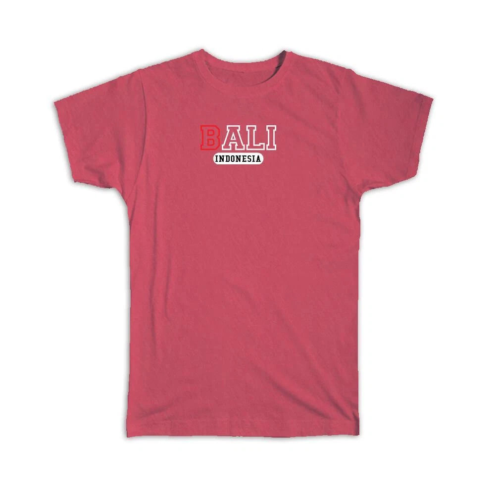 Gift T-Shirt : Bali Indonesia Modern Font