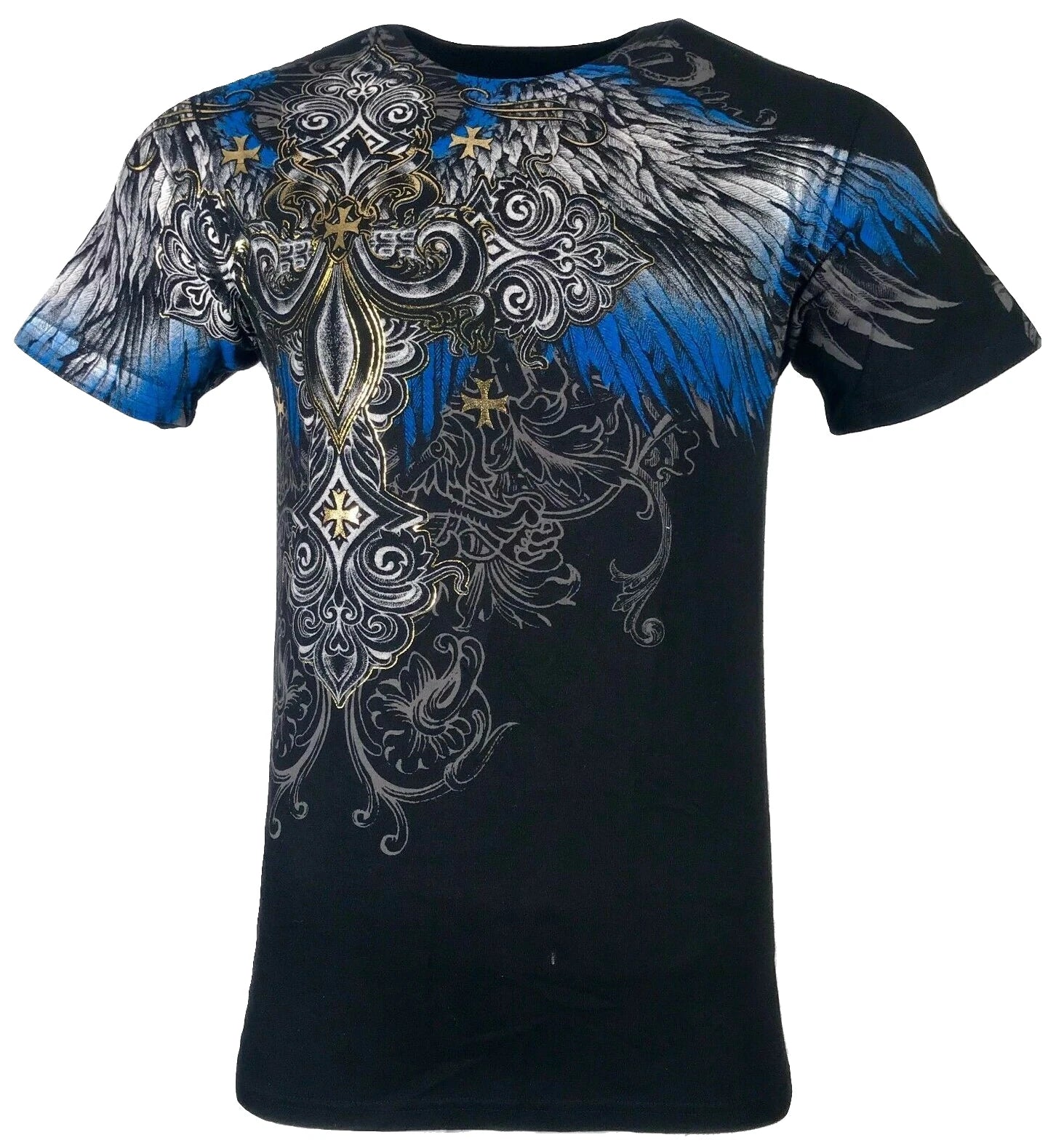 XTREME COUTURE by AFFLICTION Men's T-Shirt ENSIGN Biker Black MMA S-5X