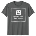 Custom Photo Upload Mens T-Shirt Personalised Your Photo Printed Tee