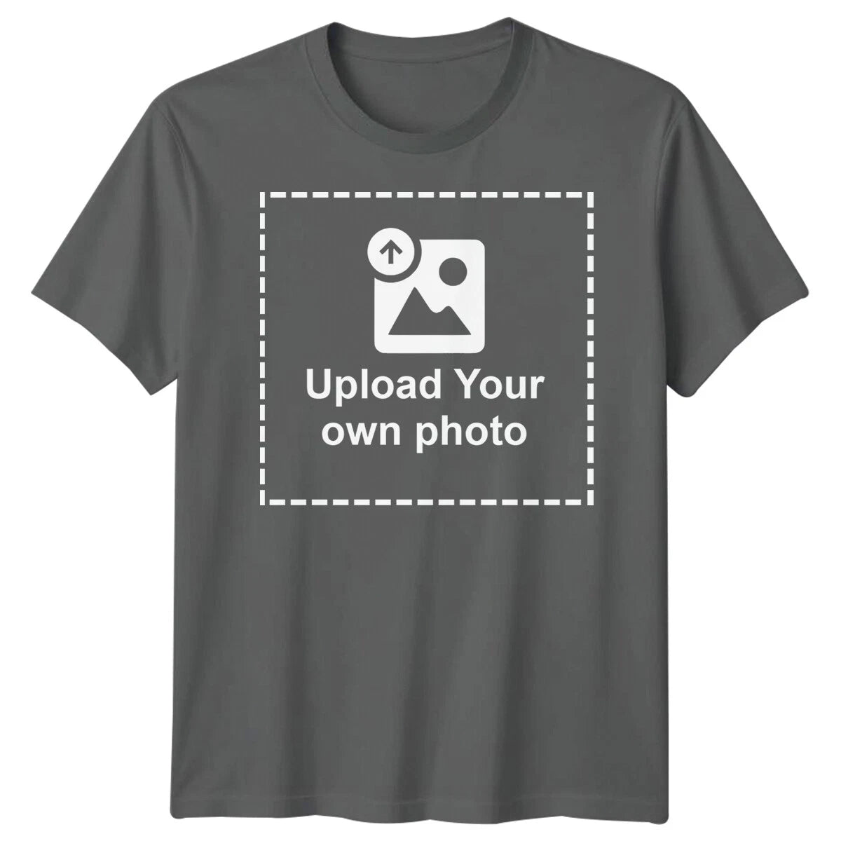 Custom Photo Upload Mens T-Shirt Personalised Your Photo Printed Tee