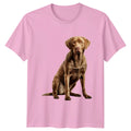 Chocolate Labrador Retriever T-Shirt Dog Lover Birthday Gift For Him And Her