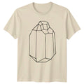 Minimalist Boho Crystal Gemstone Healing T-Shirt Minerals Spirituality