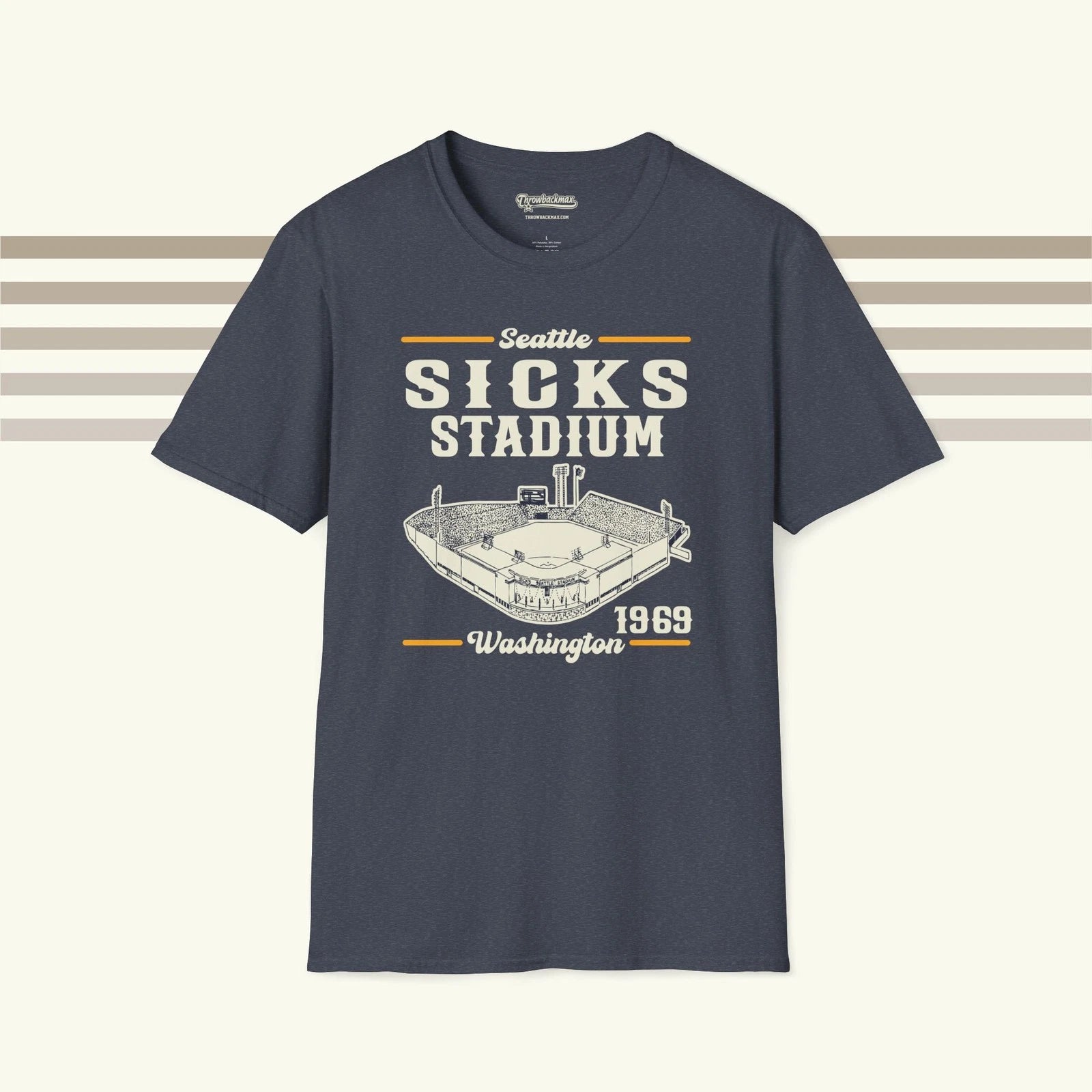 Sicks Stadium Ballpark Premium T-Shirt - Seattle Mariners Baseball