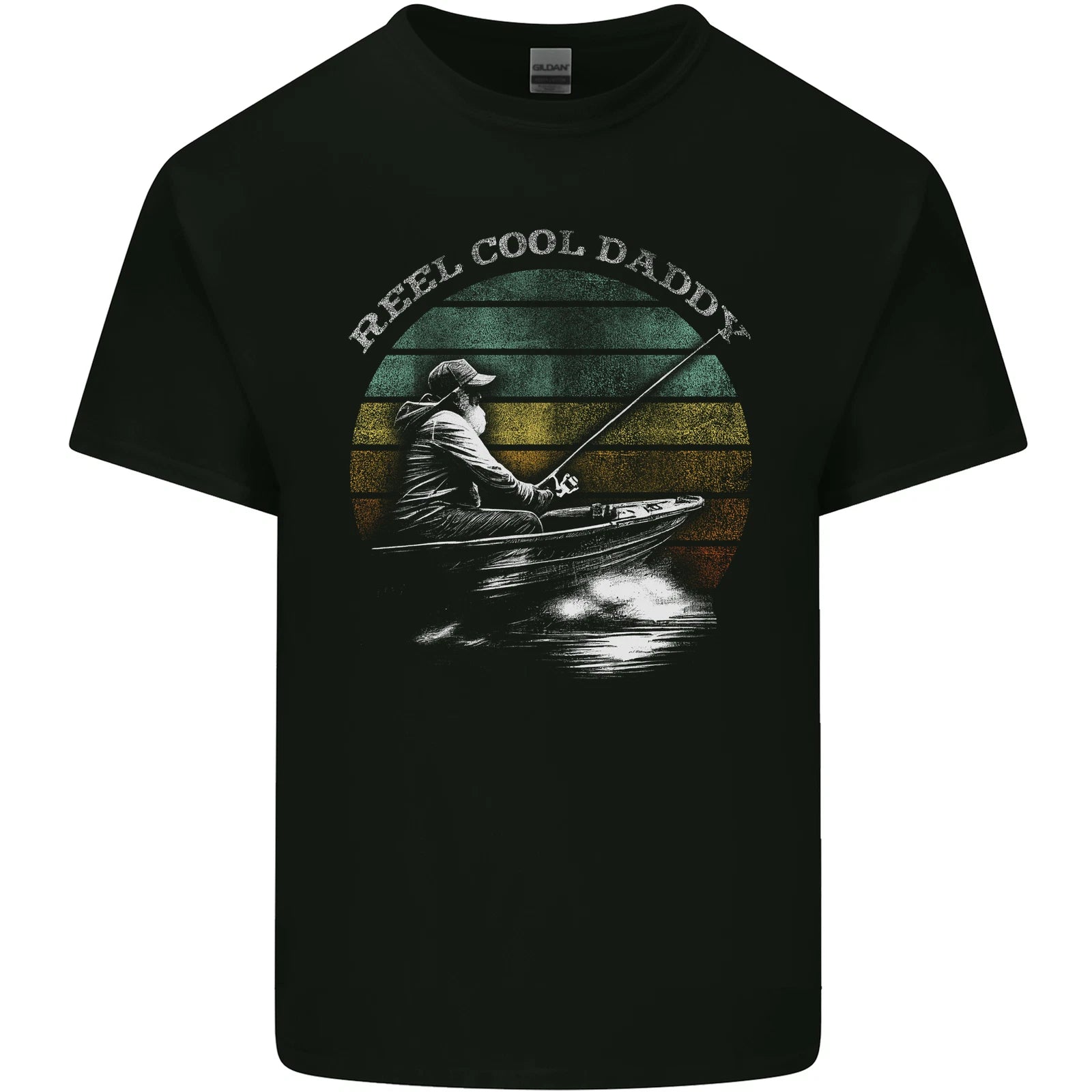 Reel Cool Daddy Funny Fathers Day Fishing Mens Light Cotton T-Shirt