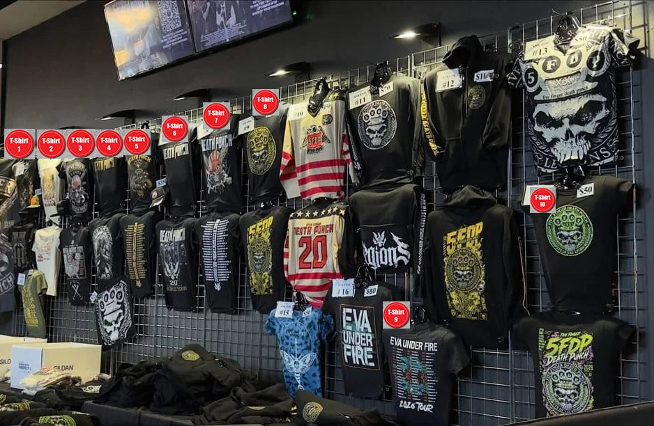 Five Finger Death Punch North American Tour 2026 Merch Tee, T-Shirt Reprint