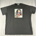 FUN Graphic Patch T Shirt Mens XL No Tag Size Black Oversized Streetwear