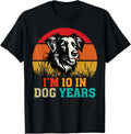 I'm 10 In Dog Years Funny 70th Birthday Dog Lover Quote Tee Gift Unisex T-Shirt