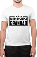 Funny World's Best Grandad Fathers Day Grandpa Cute Superhero T-Shirt