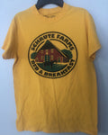 Schrute Farms Bed Breakfast Shirt Sz S Yellow Farm Barn Beets Dwight The Office