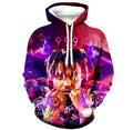 Boys Teenagers Adults 3D Printed  Juice WRLD Rapper Music Hoodie T-shirt NEW