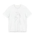 Abstract One Line Face T-Shirt Unisex Modern Art Tee Made in USA