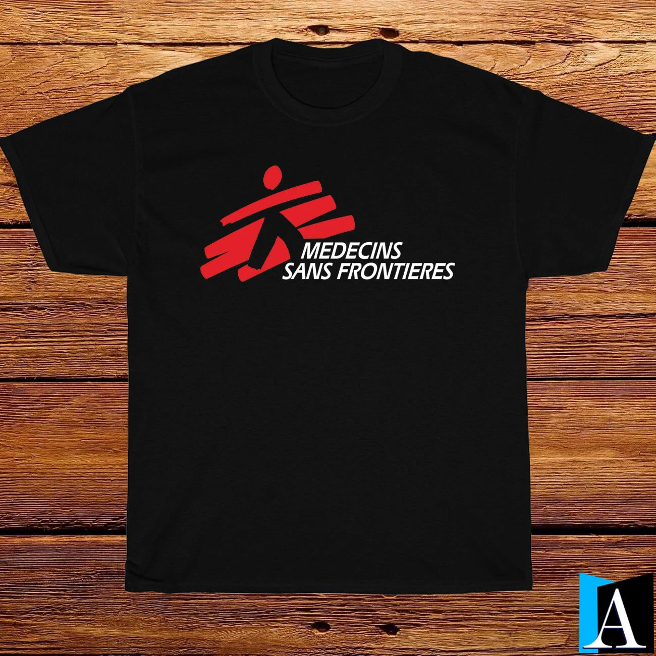 New Shirt MSF Medecins Sans Frontieres Logo White/Grey/Black/Navy T-shirt S-5XL