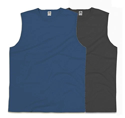 Hering Men's Basic Cotton Casual Muscle Shirt Tank Top