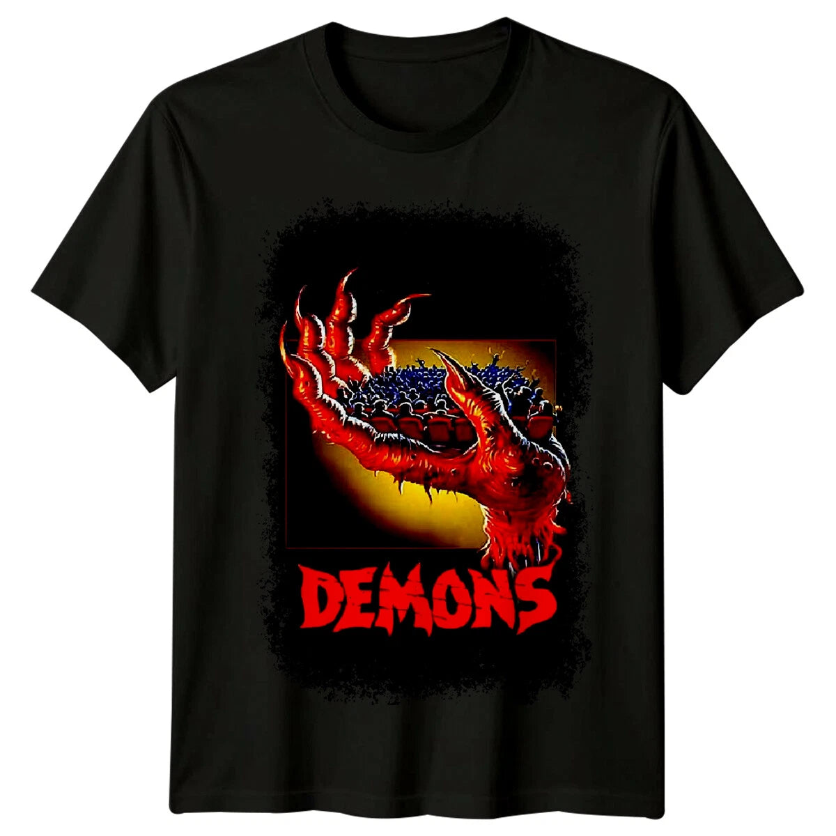 Demons (1985) Movie Poster Inspired T-Shirt Retro 80s Tee