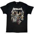 Metallica T-Shirt Skull Moth Rock Band New Black Official