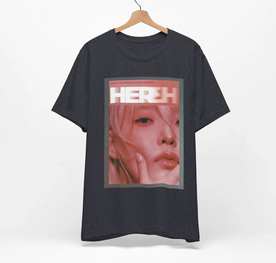 IU Kpop Concert Shirt, IU, Lee Ji-eun, iu merch, kpop merch, iu world tour