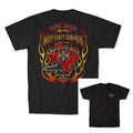 West Coast Choppers Black T Shirt with Cross detail, USA Paul Walker inspired
