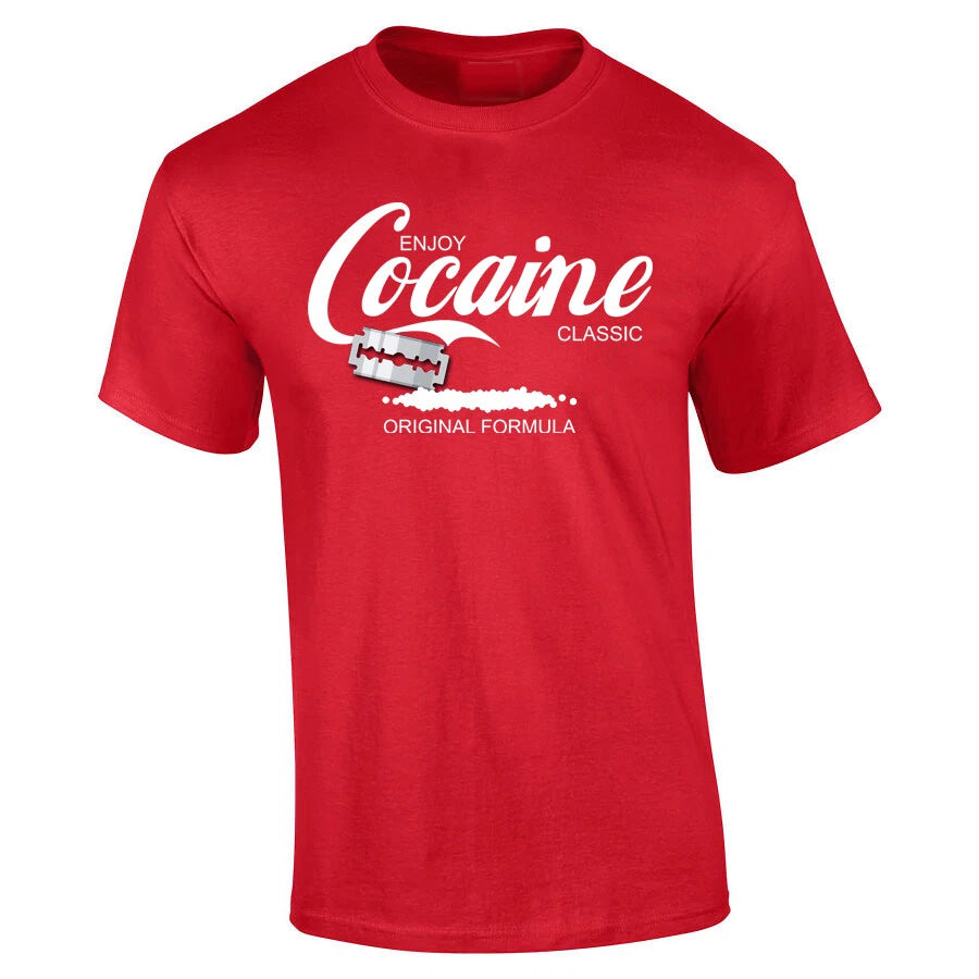 Enjoy Coca Classic Yeyo Original Formula Adult Humor Graphic Tee Shirt
