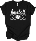Trendy Baseball Mom Graphic Design Sports Lover Gift | Game Day Style T-shirt