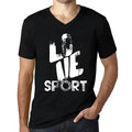 Men's Graphic T-Shirt V Neck Love Sport Eco-Friendly Limited Edition