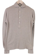 Suitsupply Men Polo T-Shirt 37/38 14 1/2/15 Extra Slim Fit Brown 100% Cotton