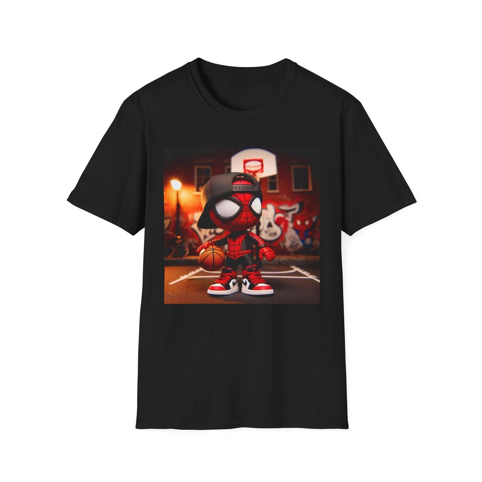 Cool Basketball Cartoon Tee, Unisex Softstyle T-Shirt, Sportswear Gift, [...]