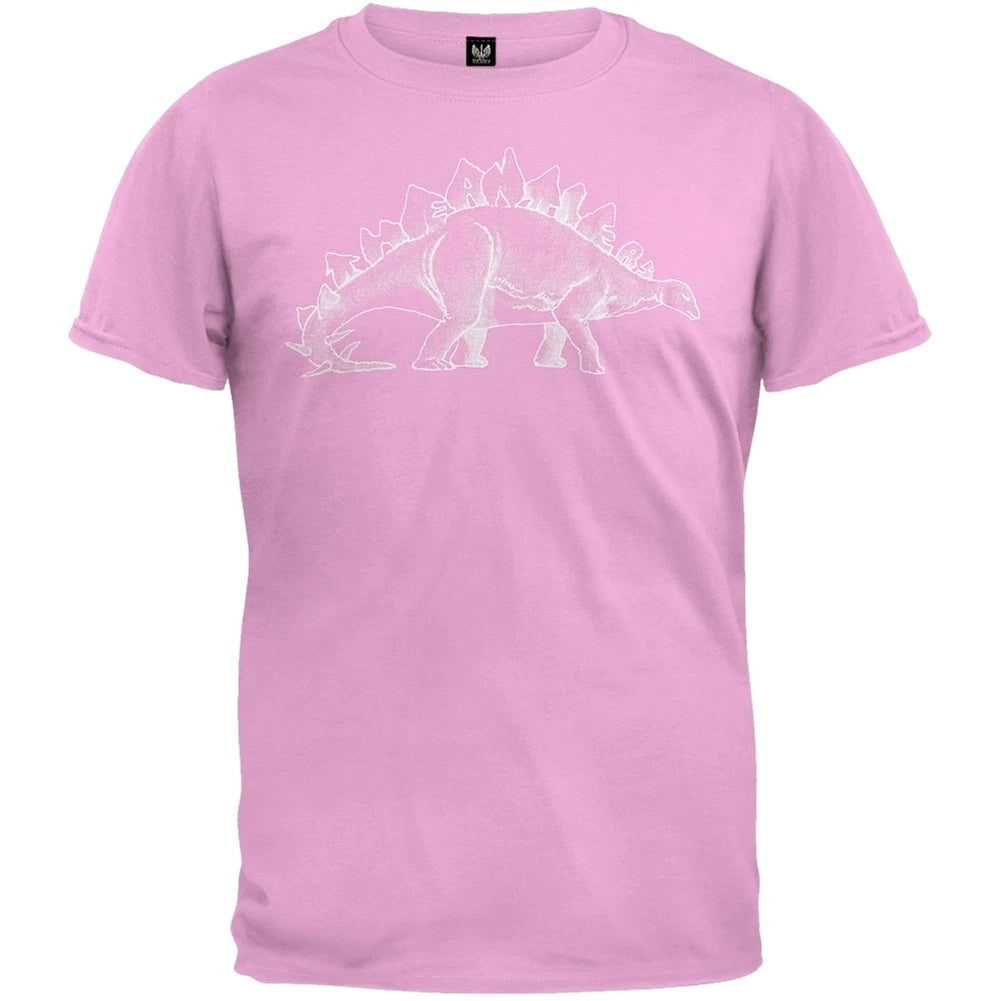 Antlers - Stegosaurus Soft Adult Mens T-Shirt