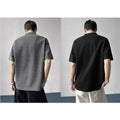 For Business Casual Men V-neck T-shirt Short Sleeve Blouse V-neck Design