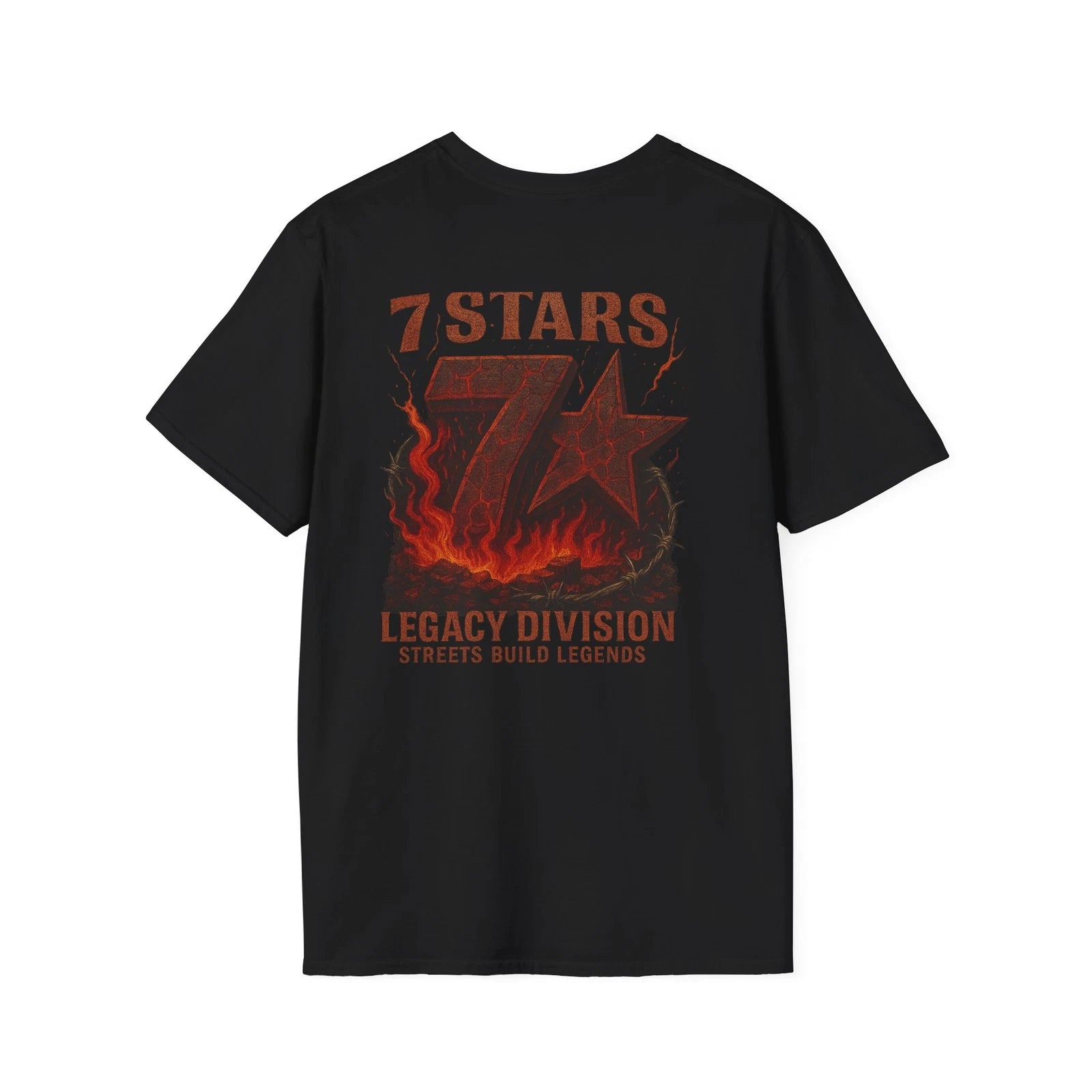 Urban Legends Streetwear Tee, 7 Stars Legacy Division Graphic Shirt, Unisex