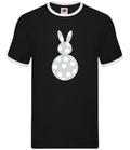 Spotty Bunny - Mens Ringer - Easter Rabbit Cute