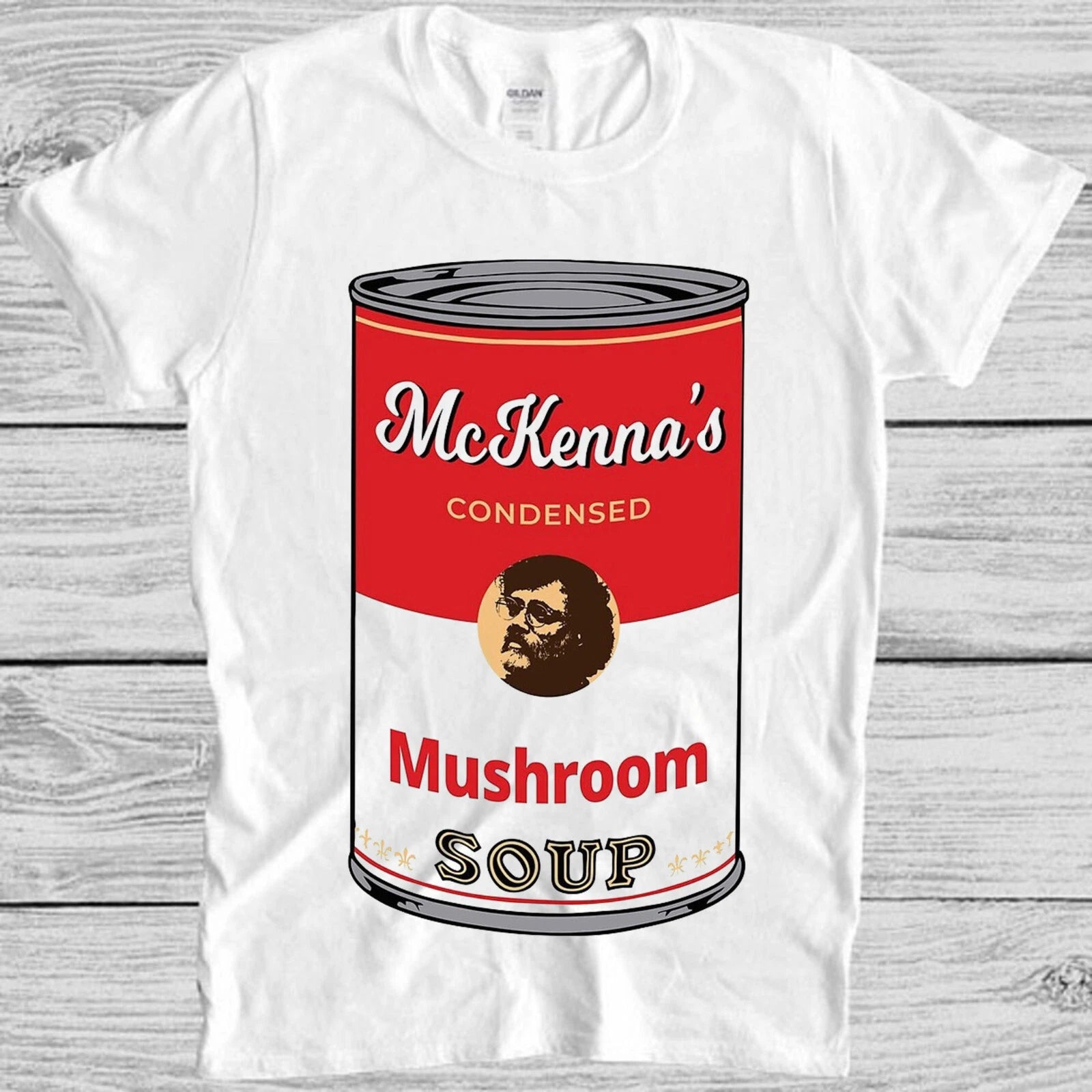 Terence Mckenna Mushroom Soup Psychedelic Drugs Cool Meme Gift Tee T Shirt M1075