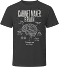 Cabinet Maker Brain Funny Woodworking T Shirt