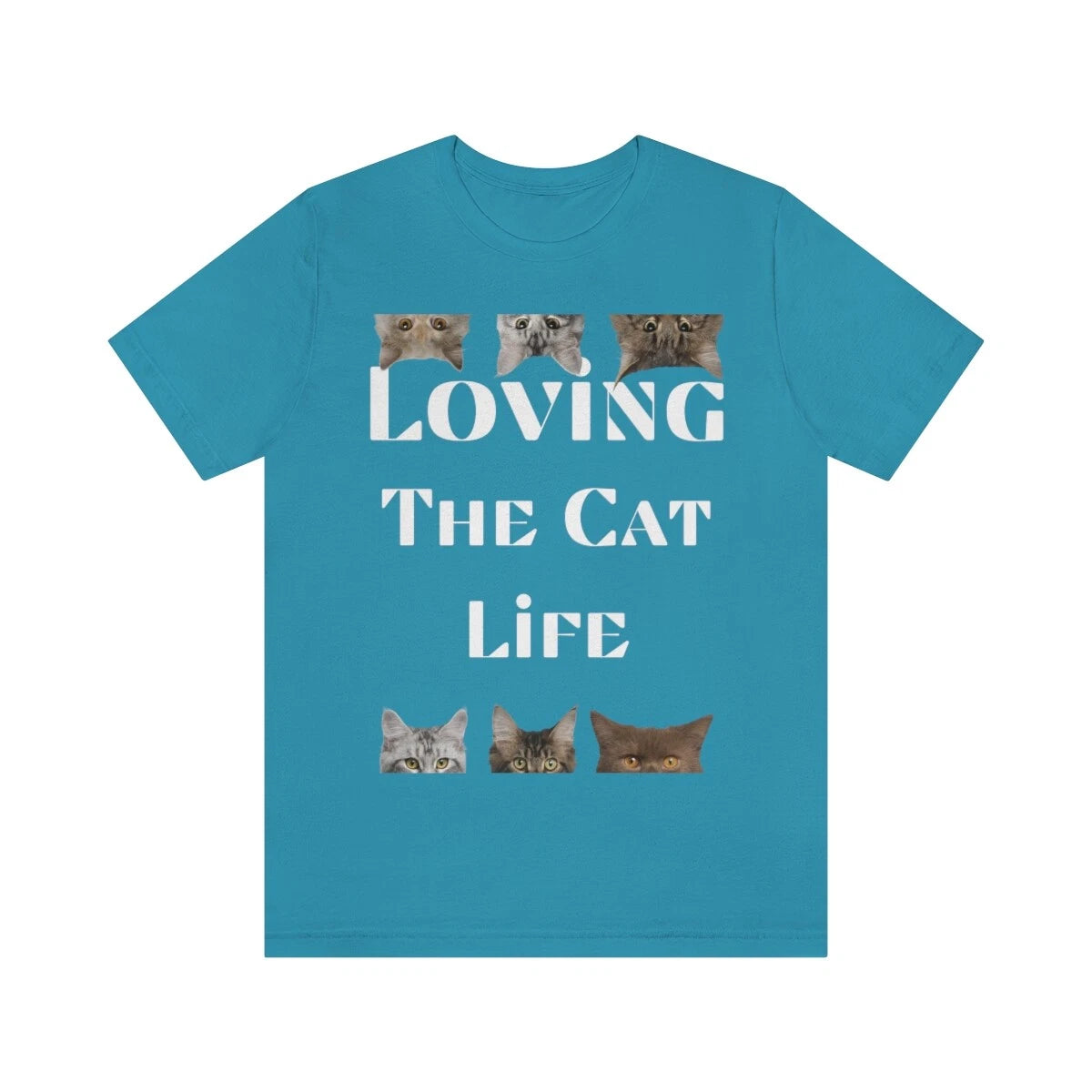 Loving The Cat Life Cat T-shirt Cute