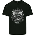 Premium Legend 25th Birthday 2001 Mens Cotton T-Shirt Tee Top