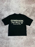 Gymshark Keep Showing Up Oversized T-Shirt Black Est 2012 Mens Size S