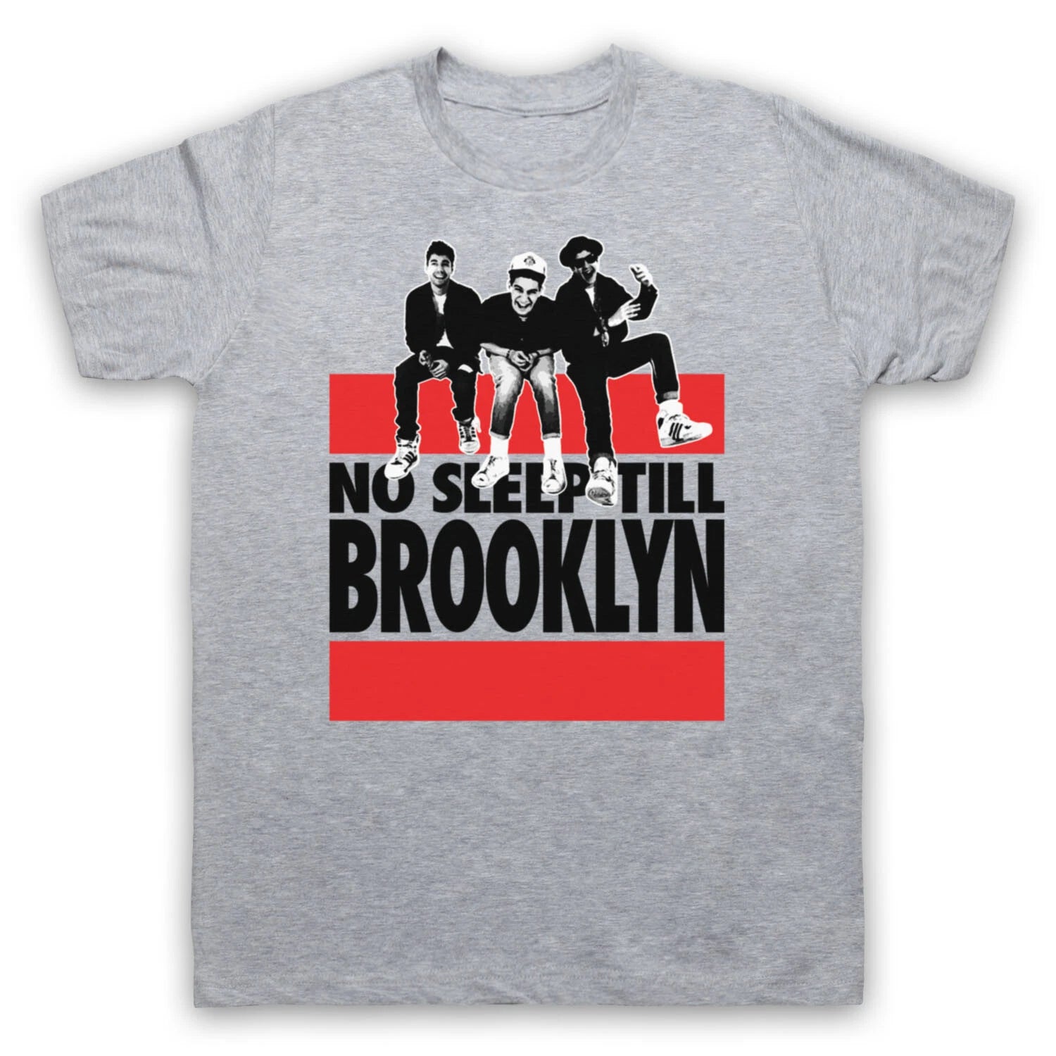 BEASTIES NO SLEEP TILL BROOKLYN UNOFFICIAL HIP HOP TRIO MENS & WOMENS T-SHIRT