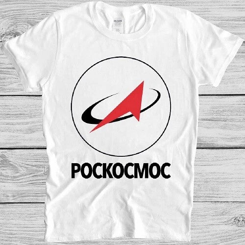 Roscosmos T Shirt Russian Space Agency Russia Nasa Cool Gift Tee M328