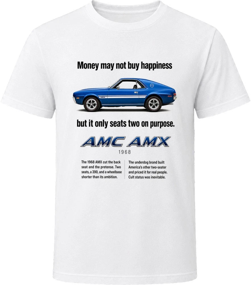 Amc AMX 1968 Classic Muscle Car T-Shirt