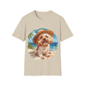 Summer Beach Vibes Cute Dog Beach T-Shirt Dog Lover Summer Style Shirt