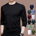 Mens Casual Daily Hygroscopic Long Sleeve Muscle Activewear Skin-friendly
