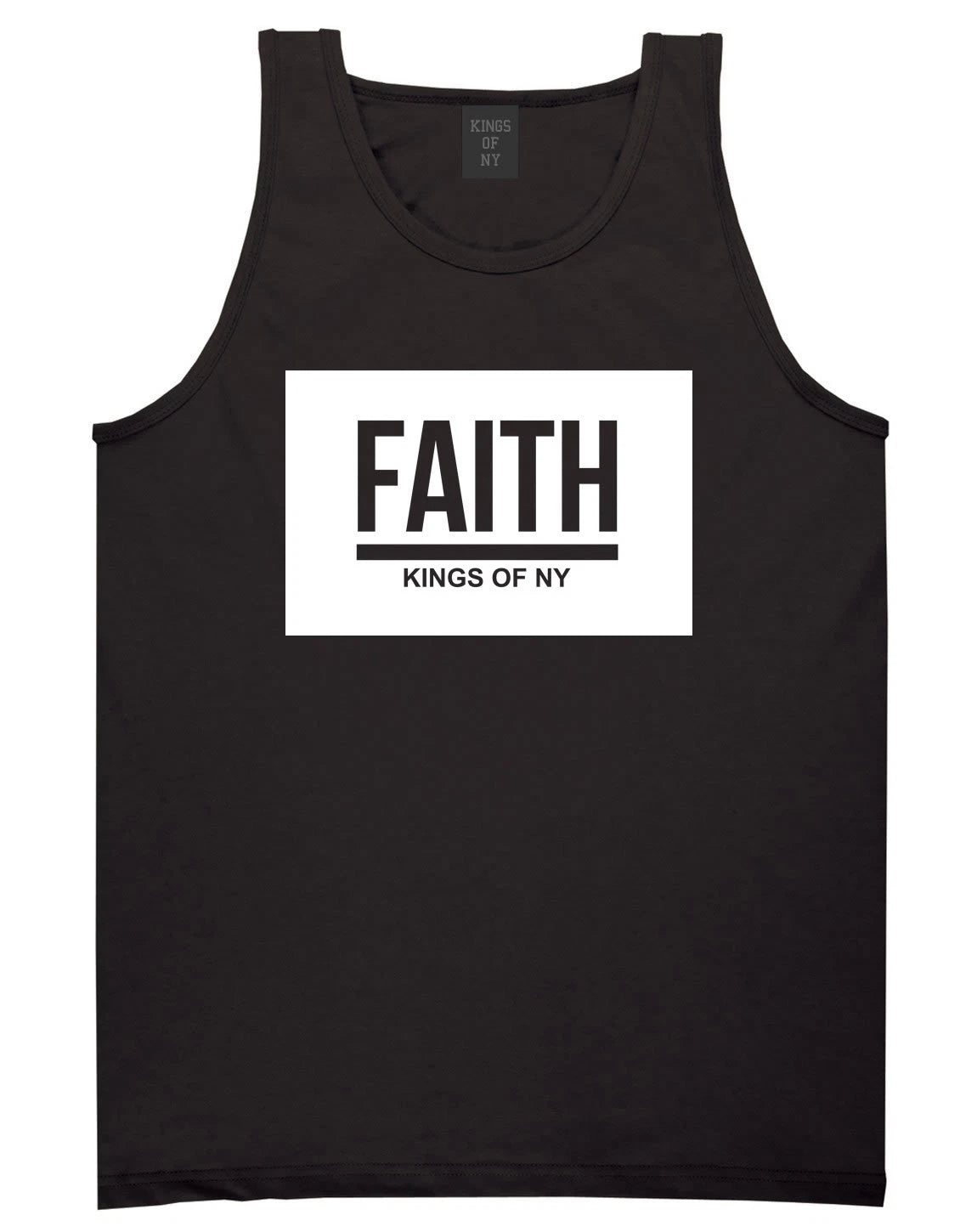 Kings Of NY Faith Dark Streetwear Style Tank Top T-Shirt
