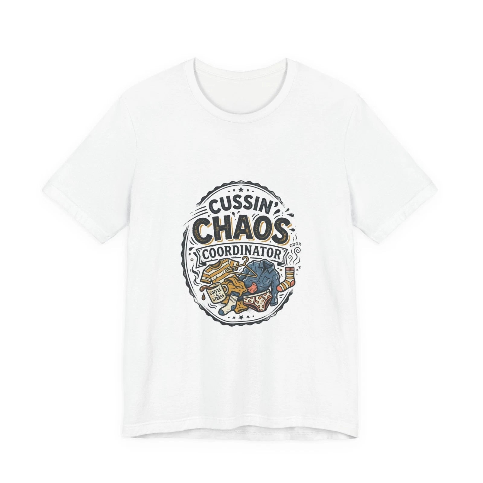 Cussin' Chaos Coordinator Tee | silly goose, wholesome meme