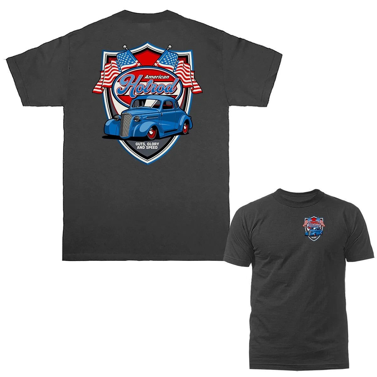 American Hot Rod Classic Vintage Custom Vehicle Car Automobile T-shirt
