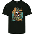 A Cute Panda Bear Mens Cotton T-Shirt Tee Top