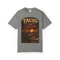 Tacos Are Cheaper Than Therapy Funny Graphic Unisex Garment-Dyed T-shirt