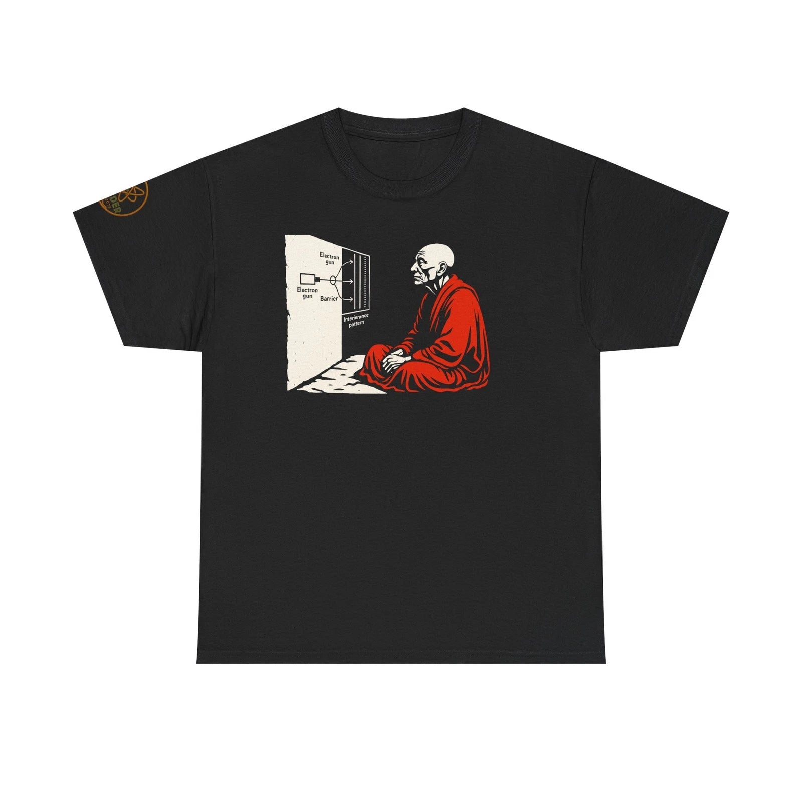 Quantum Physics Buddhist Tee, Science meets Wisdom T-Shirt, Meditation Ponder